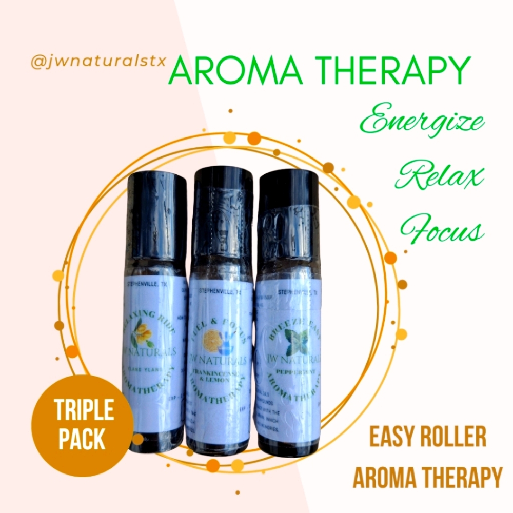 Aromatherapy Triple Pack Energize Relax Focus